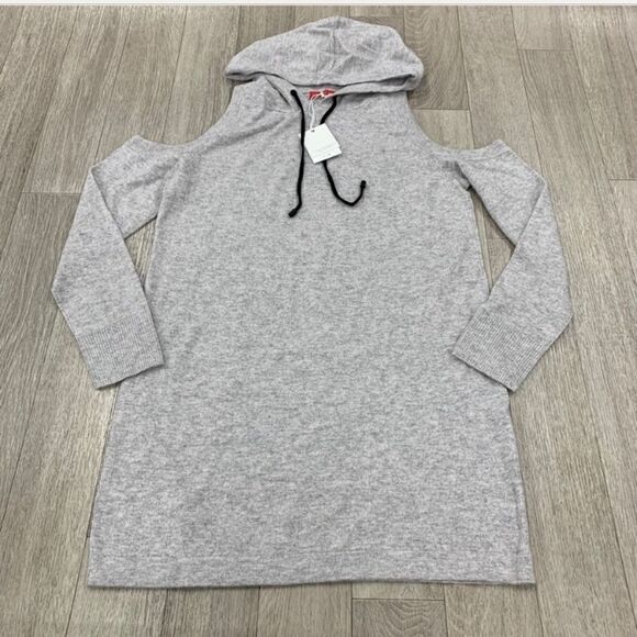 n:Philanthropy Waters Sweatshirt Hoodie Dress - Picture 1 of 3